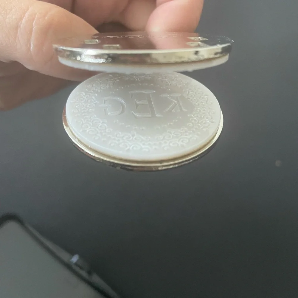 Silver Monogram “KEG” paper embosser